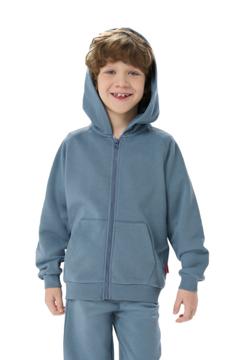 Толстовка на молнии с капюшоном "Тайху"