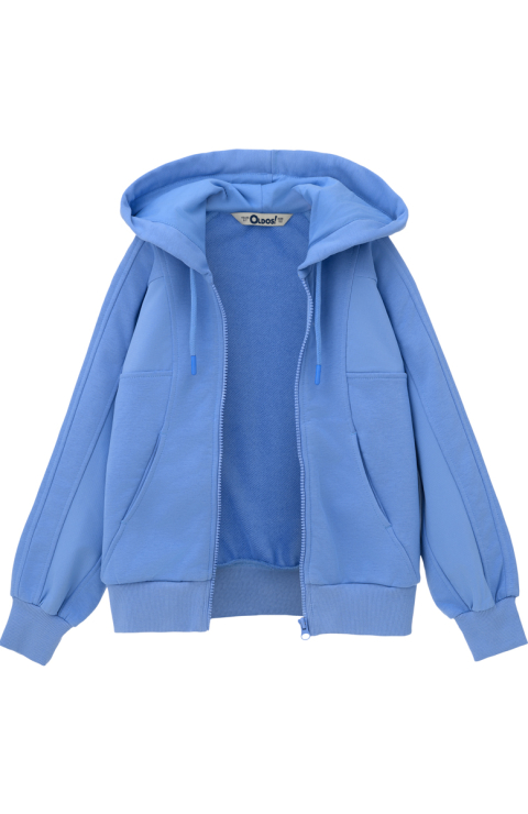 Толстовка на молнии с капюшоном "Эри"