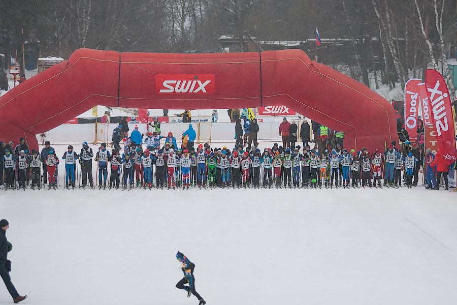 Новогодняя лыжная гонка. OLDOS поддерживает активных детей!