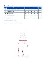 Таблица размеров одежды
