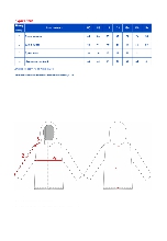 Таблица размеров одежды