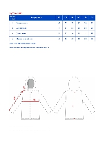 Таблица размеров одежды