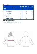 Таблица размеров одежды