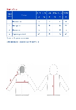 Таблица размеров одежды