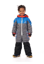 синий серый меланж