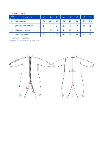Таблица размеров одежды