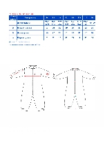Таблица размеров одежды