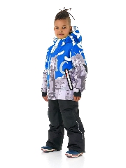 синий черный