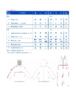 Таблица размеров одежды