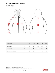 Таблица размеров одежды