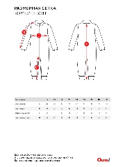 Таблица размеров одежды
