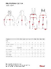 Таблица размеров одежды