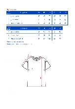 Таблица размеров одежды