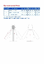 Таблица размеров одежды