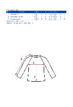 Таблица размеров одежды