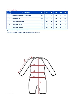 Таблица размеров одежды