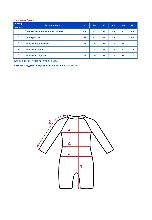 Таблица размеров одежды