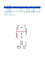 Таблица размеров одежды