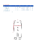 Таблица размеров одежды