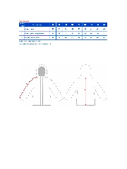 Таблица размеров одежды