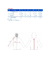 Таблица размеров одежды