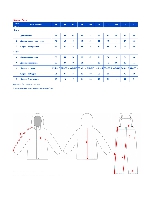 Таблица размеров одежды