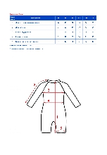 Таблица размеров одежды