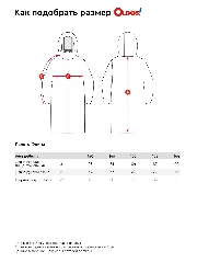 Таблица размеров одежды