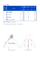 Таблица размеров одежды
