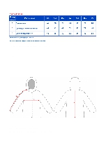 Таблица размеров одежды