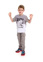 серый белый