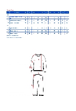 Таблица размеров одежды