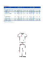 Таблица размеров одежды