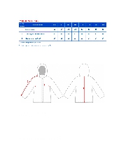 Таблица размеров одежды