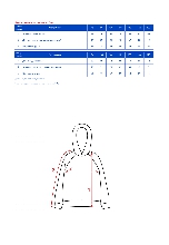 Таблица размеров одежды
