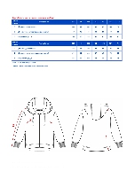 Таблица размеров одежды