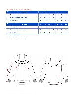 Таблица размеров одежды