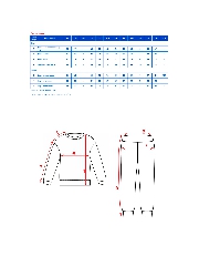 Таблица размеров одежды